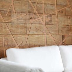 Painel de Madeira Trace